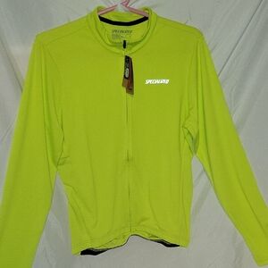 Mens Medium Cycling Long Sleeve Jersey Loose Fit Not Baggy Road Mtn Gravel